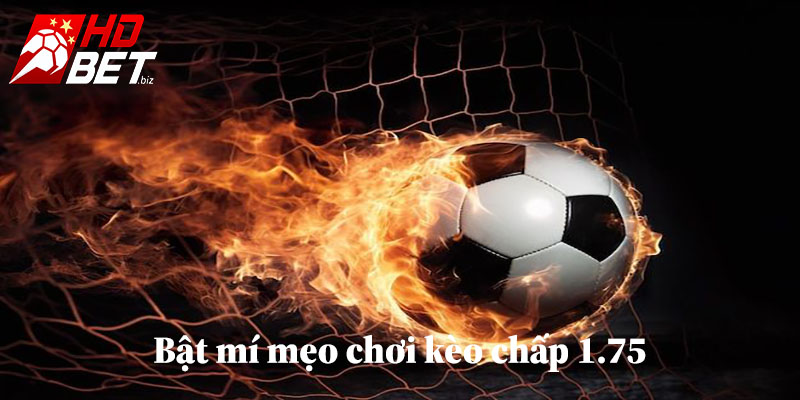 Bật mí 2 mẹo cá cược kèo chấp 1.75